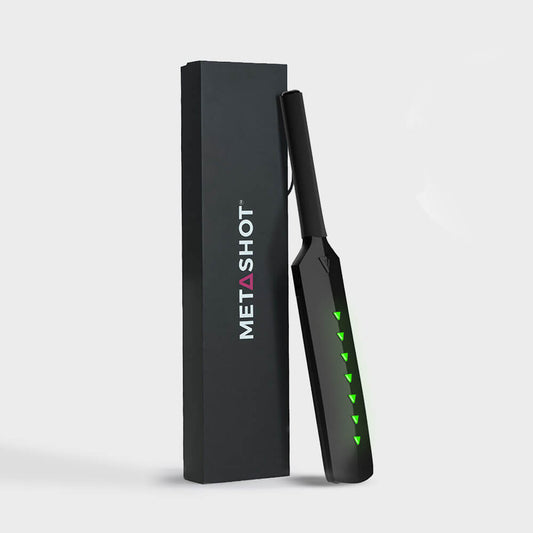 Metashot Augmented Reality Smart Cricket Bat with Game Compatible with TVs, PC/Mac, iOS/Android, Tabs/iPad