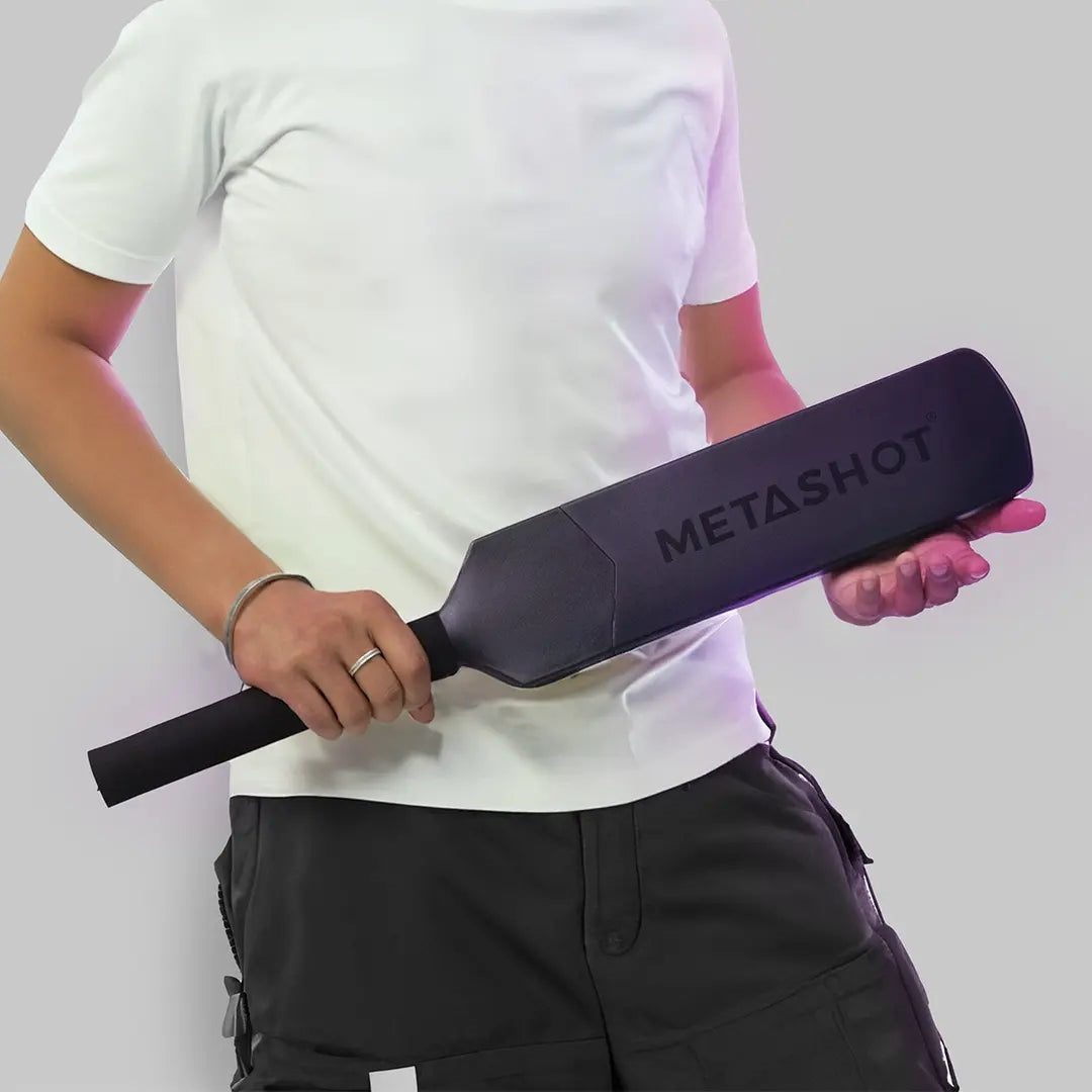 Metashot Augmented Reality Smart Cricket Bat with Game Compatible with TVs, PC/Mac, iOS/Android, Tabs/iPad